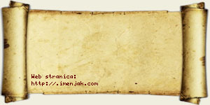 Tijana Backović vizit kartica